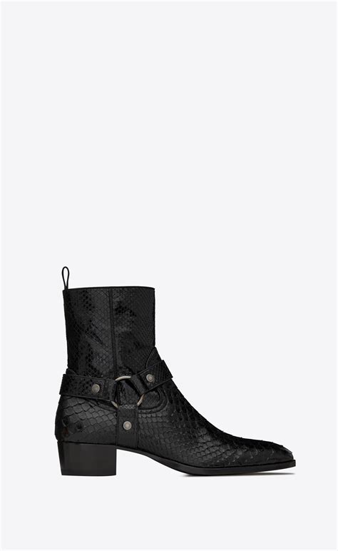 ysl wyatts boots alternative|wyatt zippered boots in python.